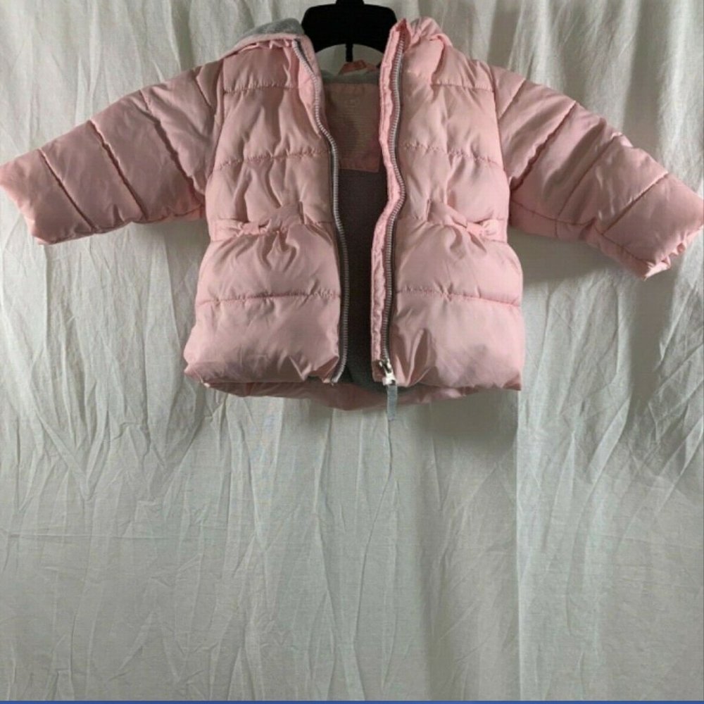 Girls Pink Wonder Nation Puffer Jacket Sze 12M